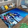 1pc SONIC Rug, Digital Printed Home Chair Sofa Mat, Durable Office Area Carpet, Beautiful Festival Decorations