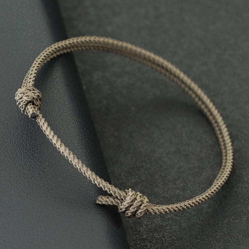Noter Neues Glück Rotfaden Armband Unisex Hohe Qualität Handgemacht Geflochtenes Freundschaftsarmband Verstellbar 11 Farben Verfügbar