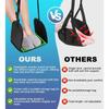 Foot Hammock for Flight Plane Foot Hammock Flight Essentials Hammock Support Plates Perfect for Long Travel Foot Leg Rest