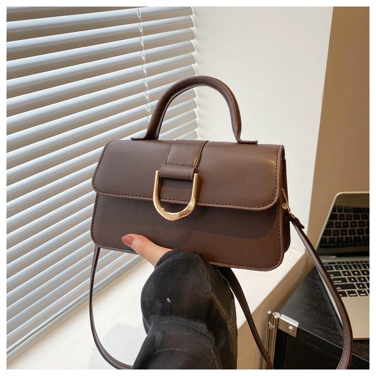 2024 Trendy Women's Small Square Handbag: High-End, Versatile Shoulder & Crossbody Bag