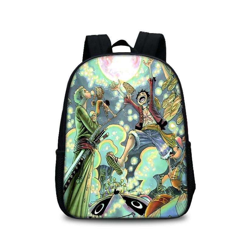 One Piece Backpack For Kids With Nylon Material And Adjustable Straps For School And Daily Use