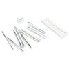 11PCS With Base Rivet Setter Kit Stainless Steel Die Punch Snap Set  For Leather Crafts and Repairs