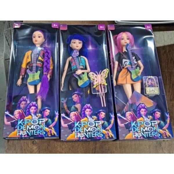 Anime K Pop Demon Hunters Witch Hunter Group High Appearance Glue Doll Girl's Heart Decorative Doll Christmas Gifts