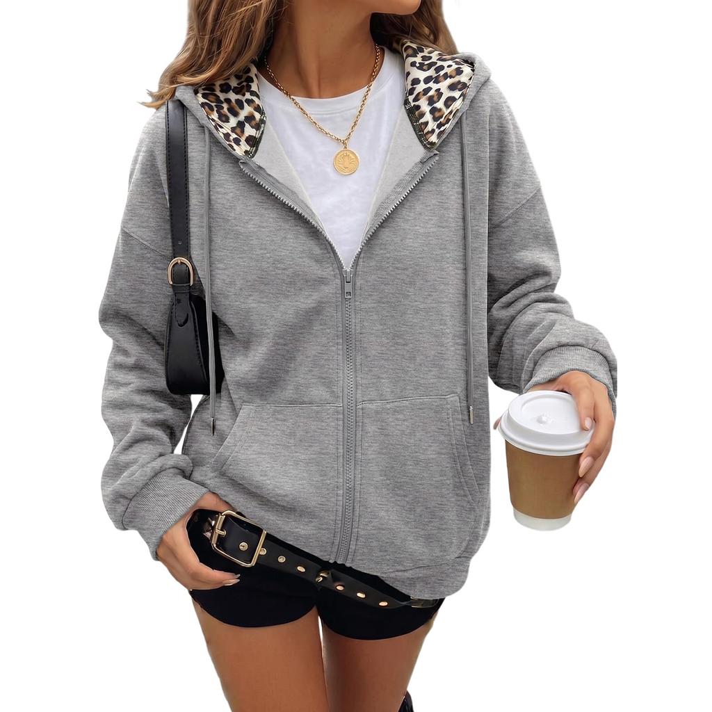 Damen-Hoodie mit halber Knopfleiste, Kordelzugkapuze und Tasche für den täglichen lässigen Look