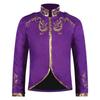 Completo Principe di Corte Medievale da Uomo con Cappotto e Abito Ricamato (Camicia, Pantaloni) - Tendenza Moda Primavera/Autunno 2025