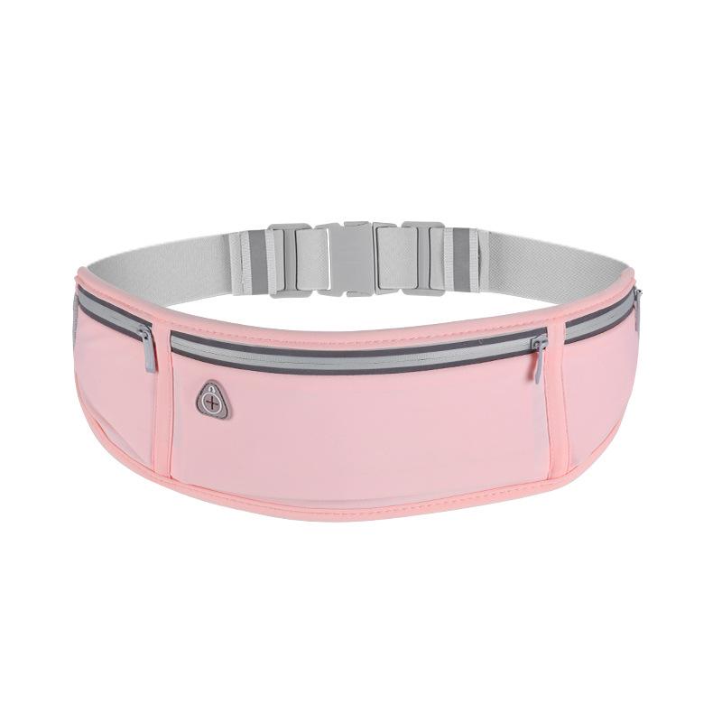 Ultra-Thin Waterproof Lycra Waist Bag with Reflective Zipper for Running