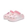 Crocs Crush Clog Strawberry Pie EVA Comfortable Spring Summer Collection Decorative Buckle Graffiti Hole Shoes Unisex Pink