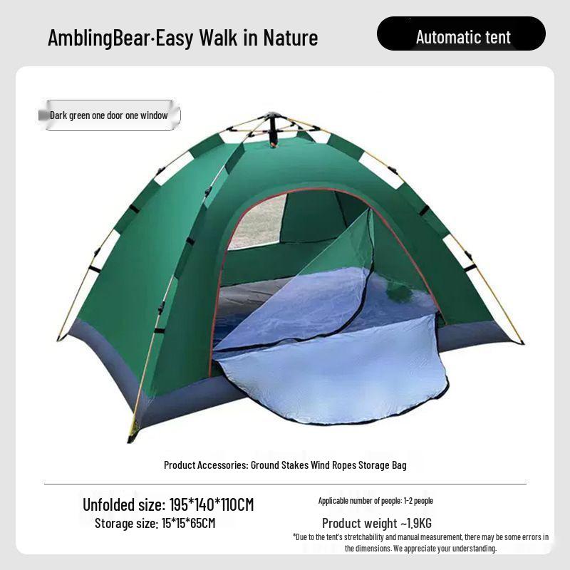 Portable Automatic Folding Tent for Camping, Hiking, and Beach