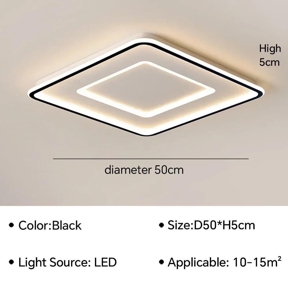 Modern Simple LED Ceiling Lamp Ultrathin With Bedroom Living Room Study Kitchen Chandelier Luster Light Fixture Home Decoratioan