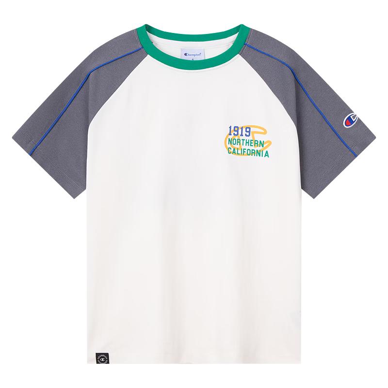 Champion Kids  Retro Spliced Short Sleeve T-Shirt S