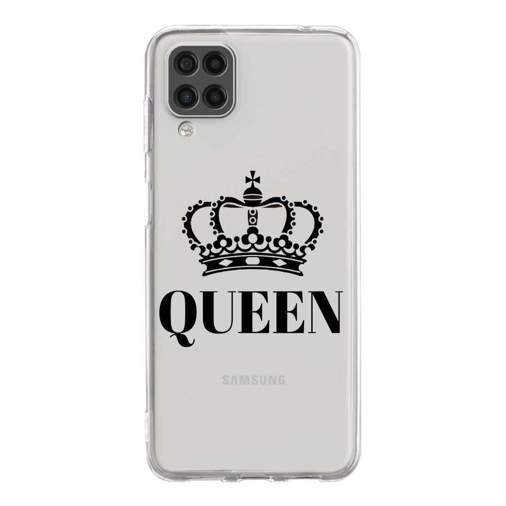 Phone Case For Samsung A13 A33 A35 A55 A73 A53 A23 A51 A71 A21S A12 A31 A41 A05s A03S A15 A25 5G Couple Style Crown king Queen