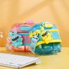 Summer Rock Rabbit Double Compartment Kids' Straw Cup - Large Capacity, Cute Cartoon Design