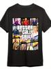 Men's Vintage-Inspired Cotton T-Shirt with "Better Call Saul" Graphic Print- Comfortable