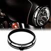 7" Headlamp Trim Ring Headlight Cover For Touring Street Glide,Road King Glide