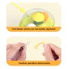 Wobbling Cat Toy Interactive Cat Wand Toy with Feathers Bells Catnip Ball Track Ball Toy for Cats Anxiety Relief Solo Entertainment