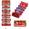 2026 Santa Claus Christmas Money Box with 10 Card Slots - US Dollar Red Envelope Surprise Party Gift