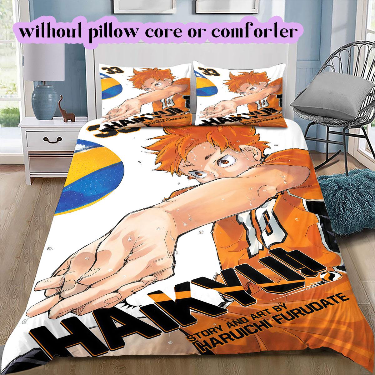 

Fly High Karasuno Haikyu Printed Duvet Cover and Bedding Set, Various Sizes 135x200cm