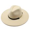 Wool 9.5Cm Big Eaves Jazz Top Hat Men'S And Women'S Peach Heart Top Chain Top Hat Felt Hat