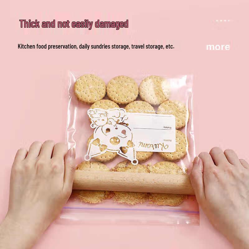 Yijie Medium Freezer Food Sealing Bags, 2-Pack