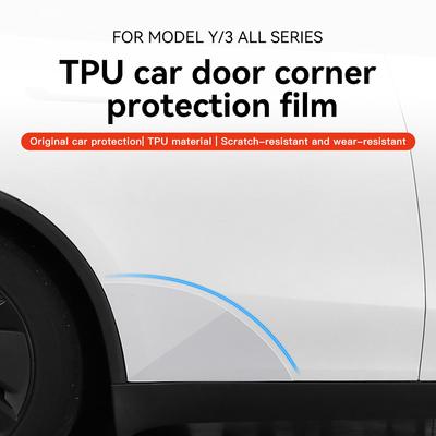 YZ for Tesla Model Y Juniper Car Door Protection TPU Film Car Door Edge Guard Anti-scratch Waterproof Sticker 2026 Accessories