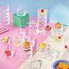 Toyo Sasaki Glass Amuse-bouche Dessert Cups, Flower Ornament Tray, Large, Set of 6, Trinket Container, Plate, TS44047