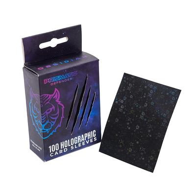 Prismatic Defender Holografische Kartenhüllen Starfield Obsidian (schwarz) 100er-Packung