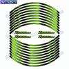 For Kawasaki Z1000SX Motorcycle Front And Rear 17 Inch Wheel Hub Sticker Waterproof Reflective Decorative Decal Rim Stickers