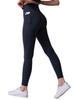 CRZ YOGA Cropped Yoga with Asian Dark Size XL Women's Leggings, Quick-Drying, Stretch, Pockets, Fit, Butterluxe, 24-Inch Inseam, Navy,