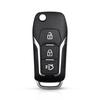 Modified Flip Remote Car Key Shell For Ford Focus 3 Fiesta Connect Mondeo C Max Folding 3 Buttons