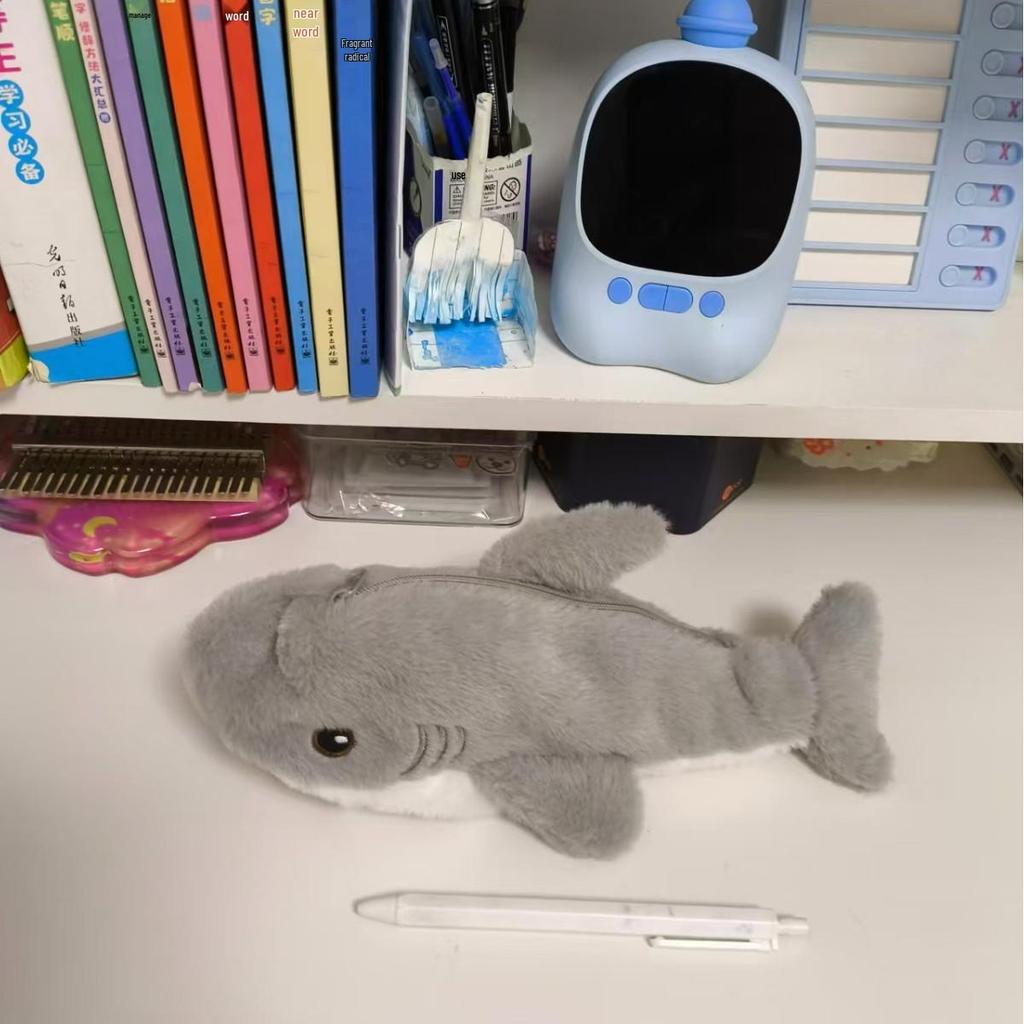 Cute Small Animal Plush Pencil Case - Cartoon Stationery Storage Bag for Students