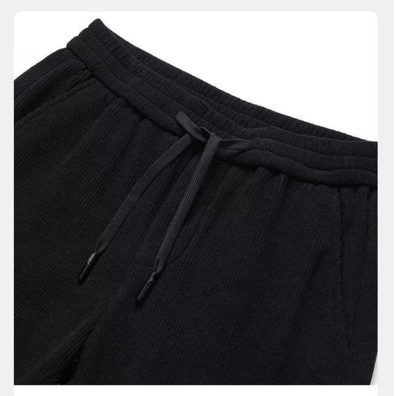 Corduroy Pants Autumn And Winter New Thickened Men's Business Pants Straight Loose Casual Pants Warm Trousers Men's Large Size