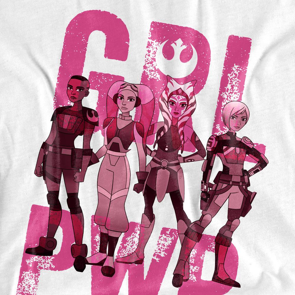 Ahsoka Unisex Adult Girl Power Ketsu Sabine Hera T-Shirt
