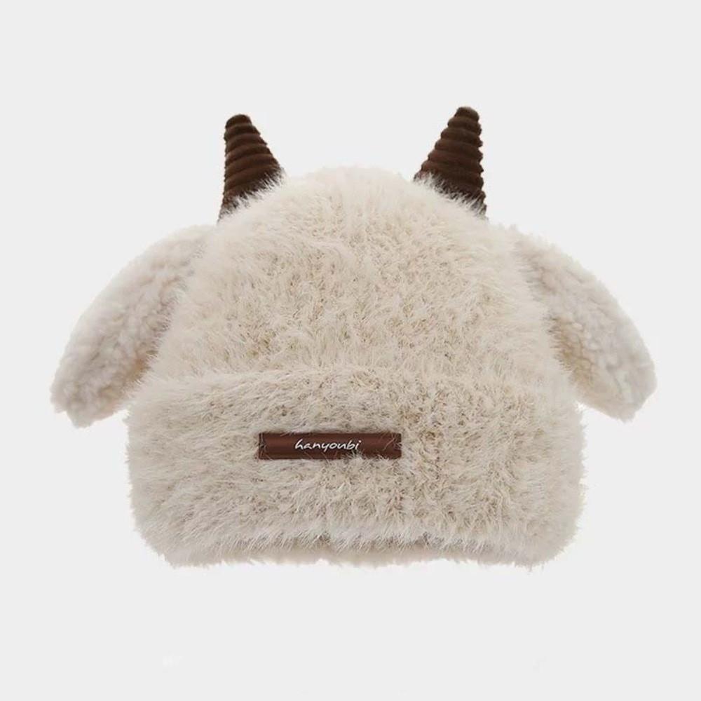 Thick Fleece Baby Winter Hat Sheep Styling Toddler Earflap Caps Soft Plush Bonnet Birthday Present