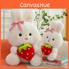 Bunny Strawberry Adorable Plush Toy Cute Ornaments And Pillow Gift For Girls