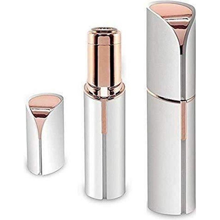 Épilateur Visage Femme - STRAßE TECH - Tondeuse pour Sourcils - Lame à Double Anneau - Fonctionnement sans fil