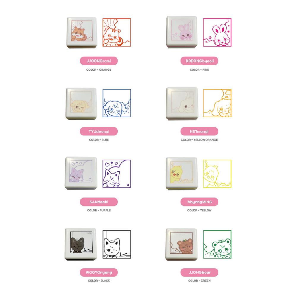 Pre-order ATEEZ ANITEEZ IN COLOR Official MD Speech Bubble Stamp