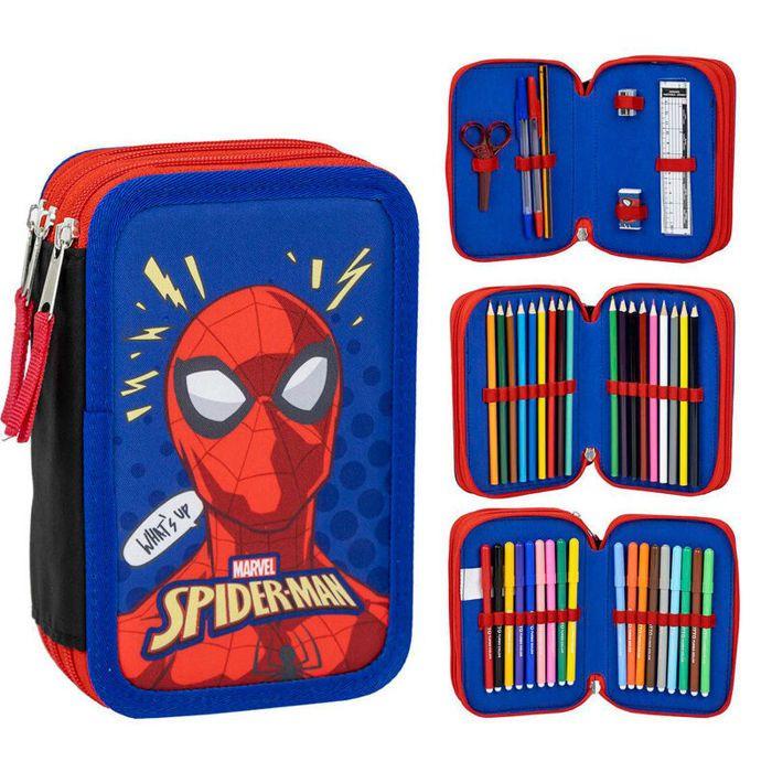 Coffret de papeterie - Cerda - Marvel Spiderman - Couleurs bleu/rouge - Utilisation intérieure - Durable