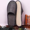 High-End Anti-Slip Bathroom Slippers with PVC Sole for Guest Use