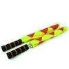 1 Pair Trial Flag Comfortable Handle Fine Workmanship Compact 2 Piece Referee Linesman
