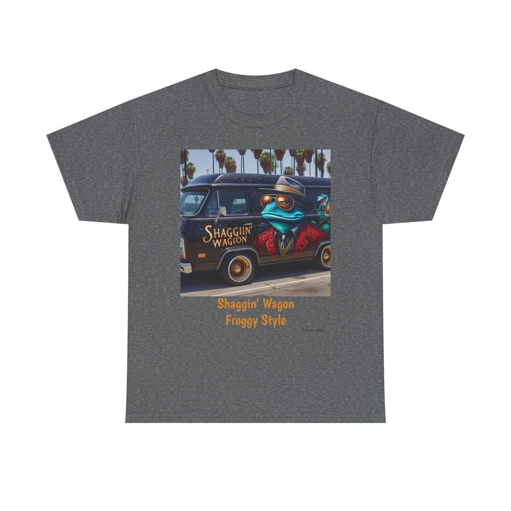 Retro Van Froggy Style  Unisex Tee, Vintage 70s Shaggin  Waggin  T-Shirt Unisex T-Shirt L