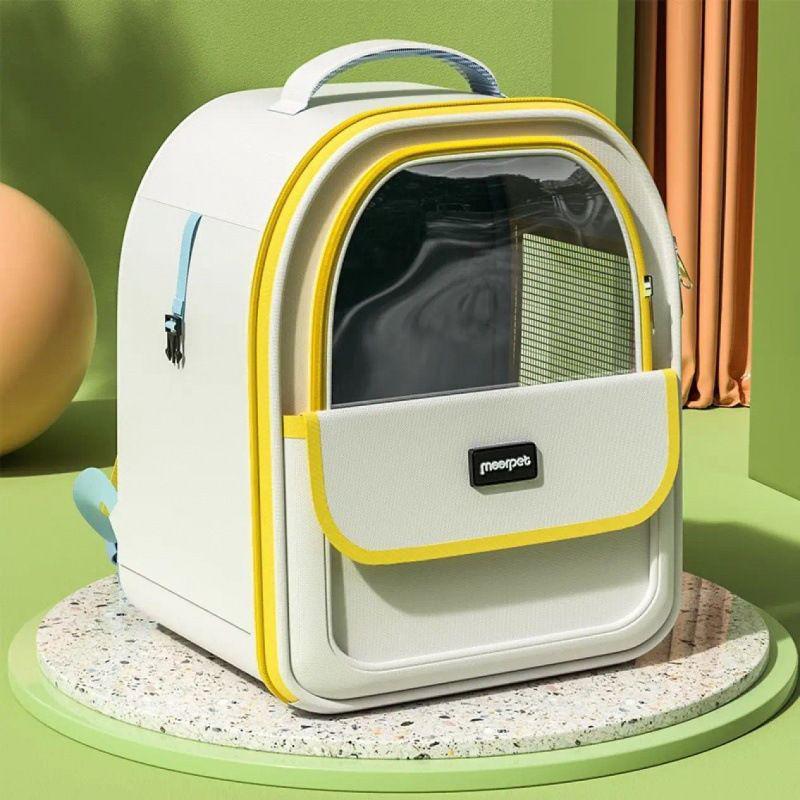 

Large Space Capsule Pet Backpack for Cats and Dogs лимонно-жовтий колір