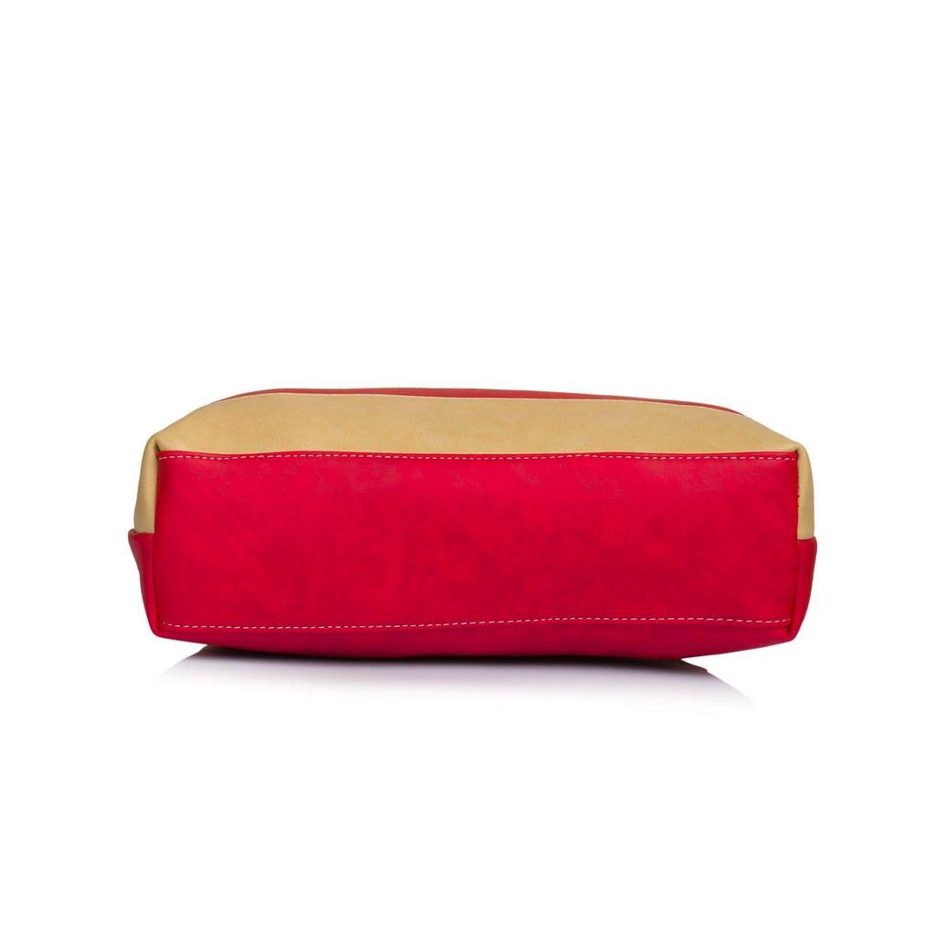 Handväska i konstläder för kvinnor (Medium)