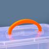 3-Layer Multi-functional Storage Box Trumpet-Shaped Multi-Layer Organizer Case PP Box Transparent Plastic Storage Container Box