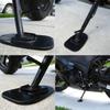 1PC Motorcycle Foot Mat Suitable for Outdoor Parking, Foot Mat Bracket, Support Plate, Mat, Motorcycle Accessories
