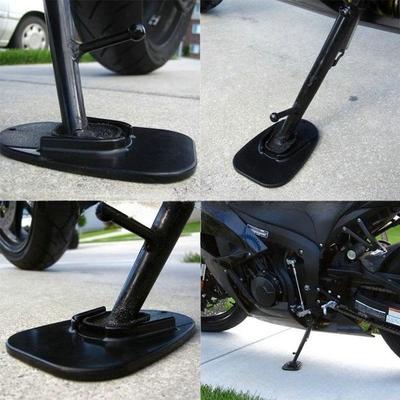 1PC Motorcycle Foot Mat Suitable for Outdoor Parking, Foot Mat Bracket, Support Plate, Mat, Motorcycle Accessories