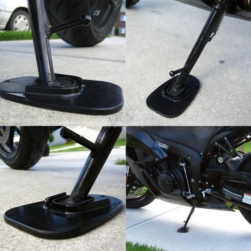 1PC motorcycle foot mat suitable for outdoor parking, foot mat bracket, support plate, mat, motorcycle accessories