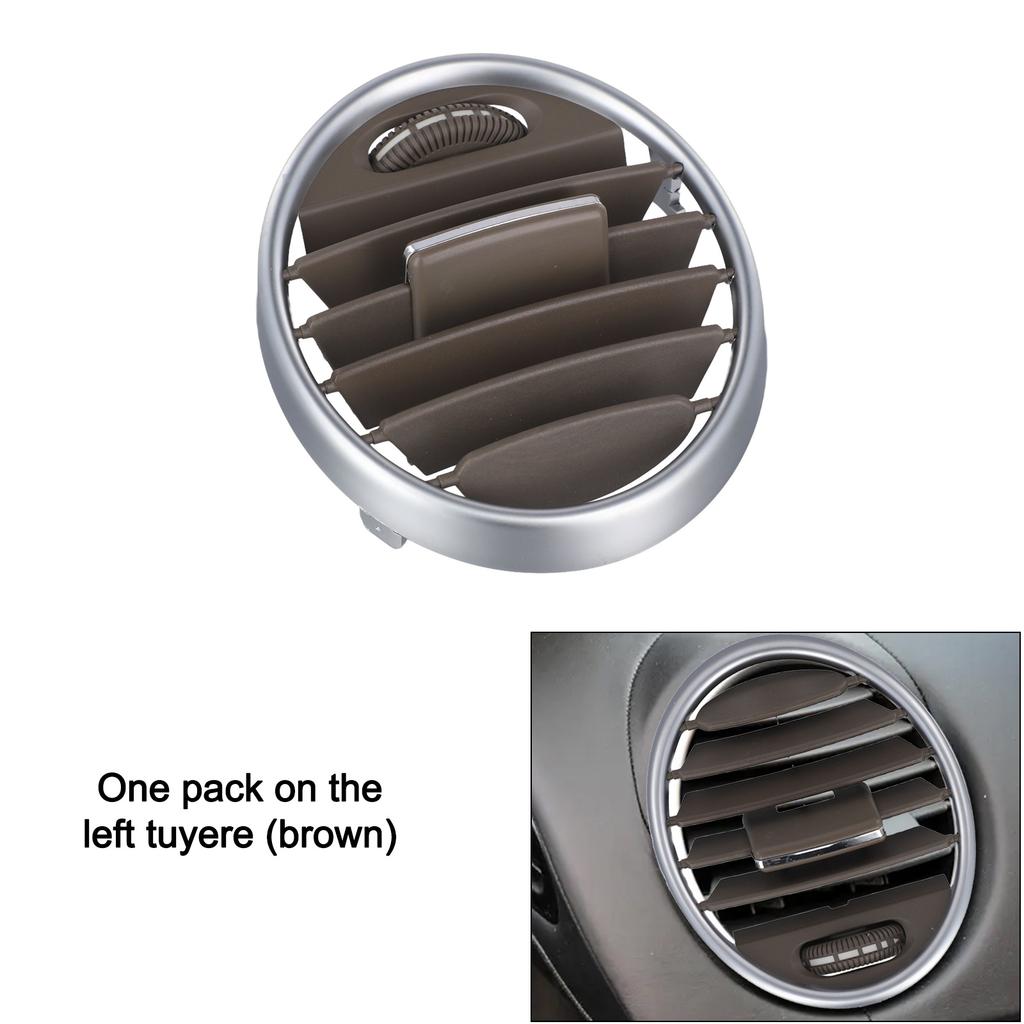 1pcs ABS PC Dashboard Air Vent Outlet Panel Air Conditioner Vent Lever Interior PartsmGauges Black Brown Gray Car Accessories
