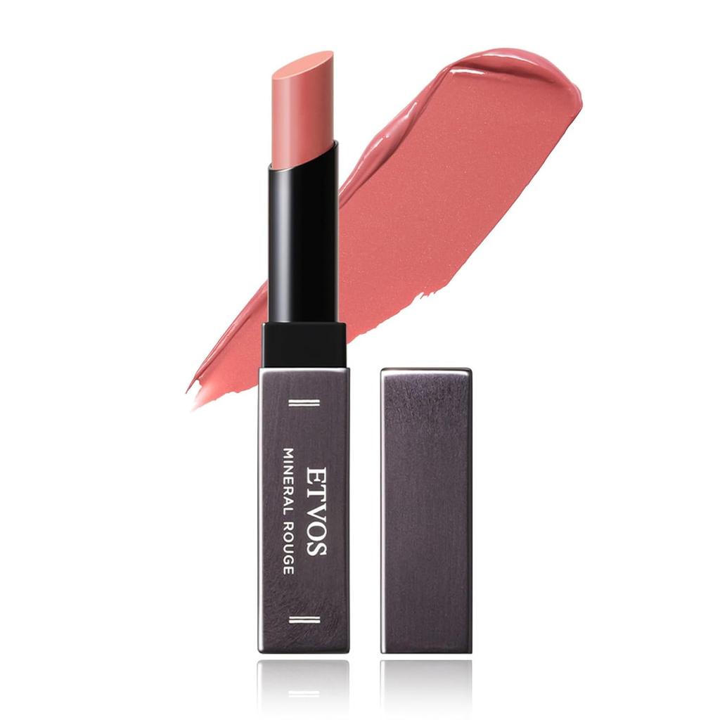 ETVOS Mineral Rouge #Sakura Beige 2g Shine Sensitive Skin Dry Lipstick Soap Off