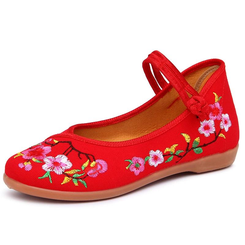 Women's Spring Flat Heel Design Casual Cloth Shoes