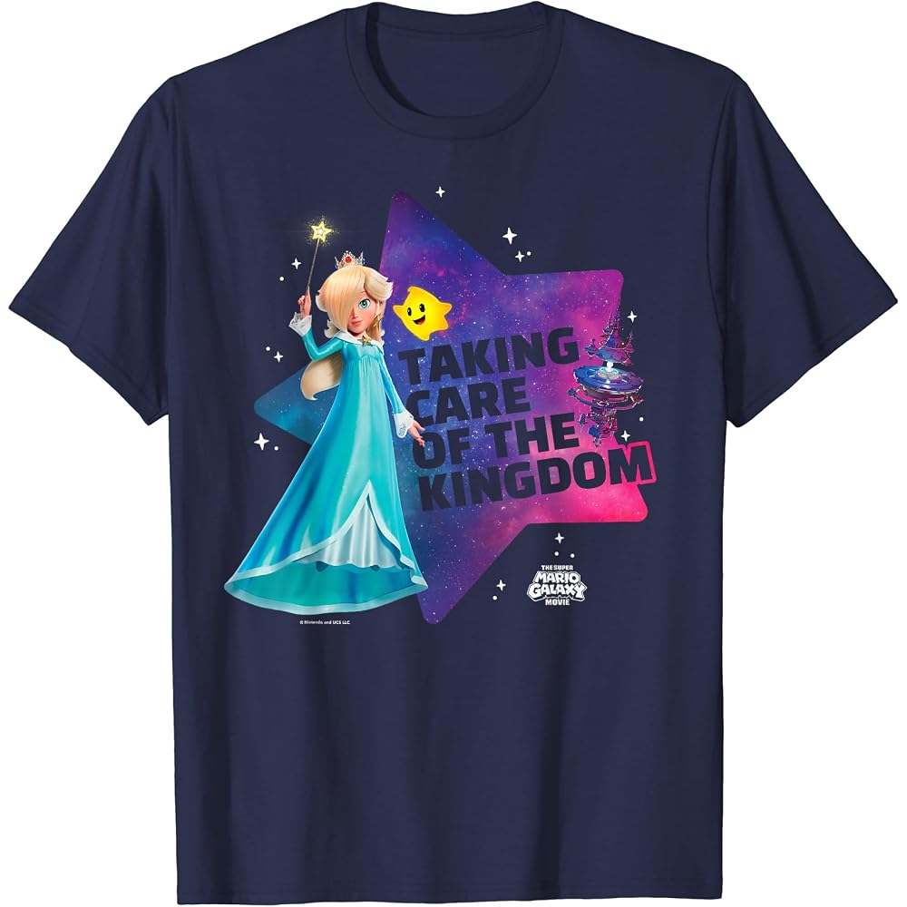 Super Mario Galaxy Movie Rosalina Taking Care Tee